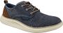 Skechers Stat Pexton Heren Sneakers Navy - Thumbnail 11