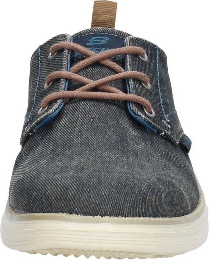 Skechers Stat Pexton Heren Sneakers Navy