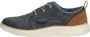 Skechers Stat Pexton Heren Sneakers Navy - Thumbnail 14
