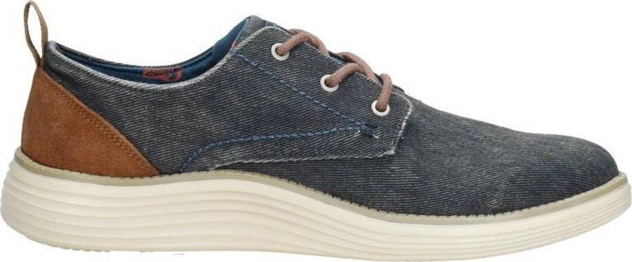 Skechers Stat Pexton Heren Sneakers Navy