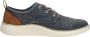 Skechers Stat Pexton Heren Sneakers Navy - Thumbnail 15
