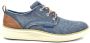 Skechers Stat Pexton Heren Sneakers Navy - Thumbnail 3