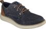Skechers Stat Pexton Heren Sneakers Navy - Thumbnail 22