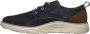 Skechers Stat Pexton Heren Sneakers Navy - Thumbnail 24