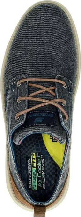 Skechers Stat Pexton Heren Sneakers Navy