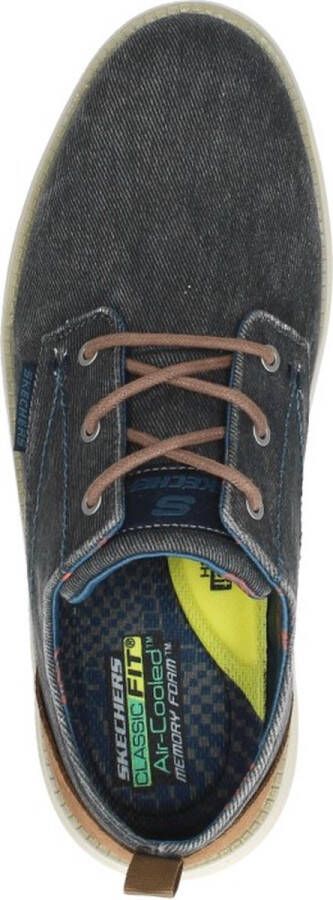 Skechers Stat Pexton Heren Sneakers Navy