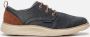 Skechers Stat Pexton Heren Sneakers Navy - Thumbnail 35