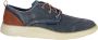 Skechers Stat Pexton Heren Sneakers Navy - Thumbnail 38