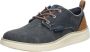 Skechers Stat Pexton Heren Sneakers Navy - Thumbnail 40