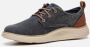 Skechers Stat Pexton Heren Sneakers Navy - Thumbnail 42