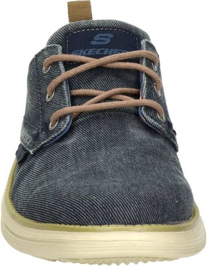 Skechers Stat Pexton Heren Sneakers Navy