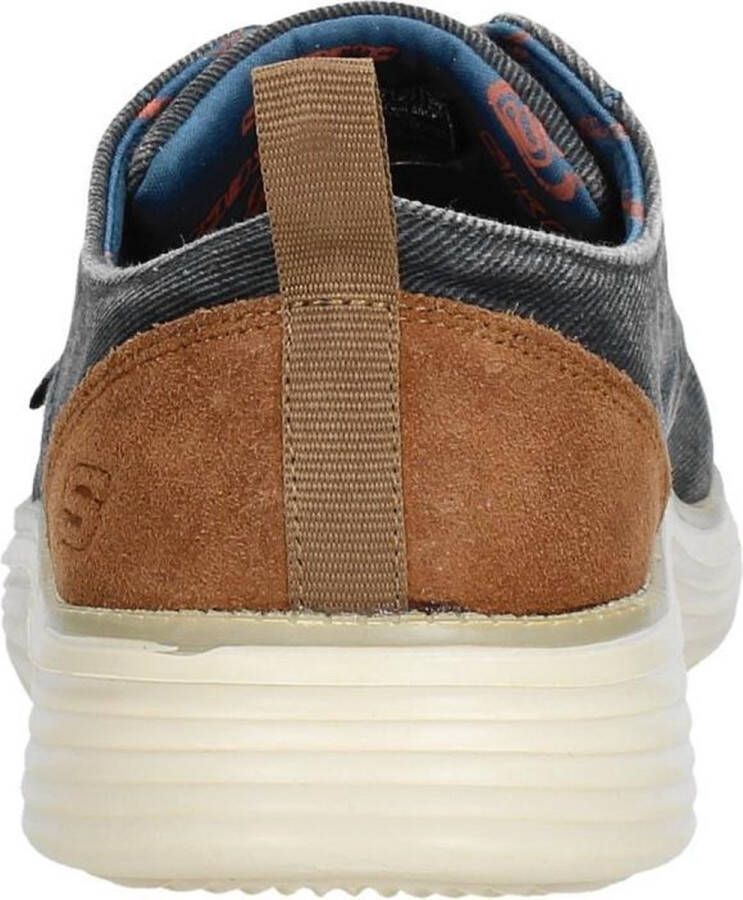 Skechers Stat Pexton Heren Sneakers Navy