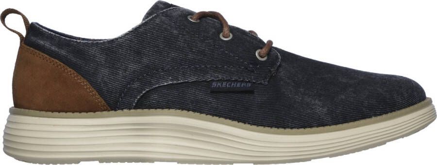 Skechers Stat Pexton Heren Sneakers Navy