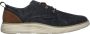 Skechers Stat Pexton Heren Sneakers Navy - Thumbnail 50