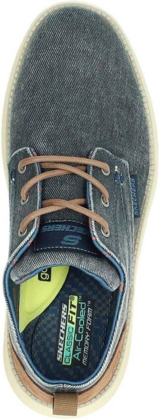 Skechers Stat Pexton Heren Sneakers Navy