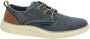 Skechers Stat Pexton Heren Sneakers Navy - Thumbnail 56