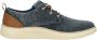 Skechers Stat Pexton Heren Sneakers Navy - Thumbnail 57