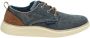 Skechers Stat Pexton Heren Sneakers Navy - Thumbnail 58