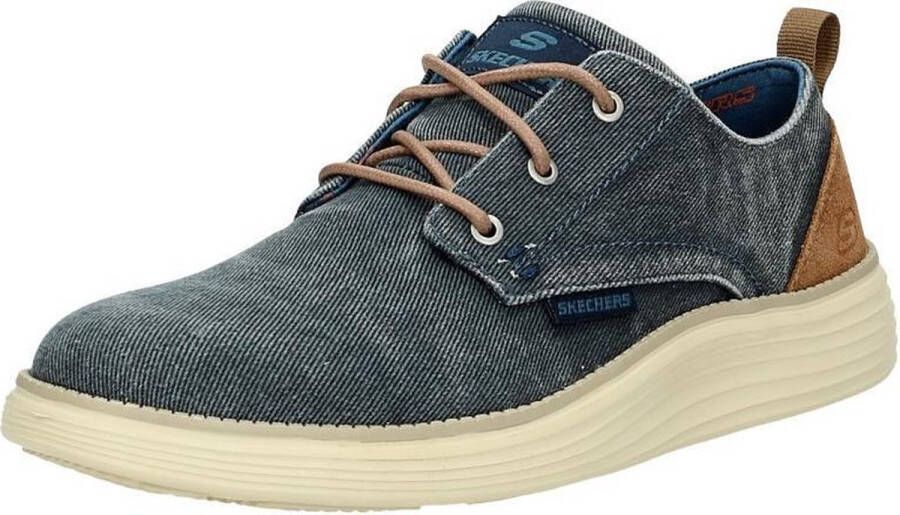 Skechers Stat Pexton Heren Sneakers Navy