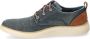 Skechers Stat Pexton Heren Sneakers Navy - Thumbnail 66