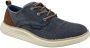 Skechers Stat Pexton Heren Sneakers Navy - Thumbnail 67
