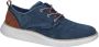 Skechers Stat Pexton Heren Sneakers Navy - Thumbnail 75