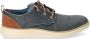 Skechers Stat Pexton Heren Sneakers Navy - Thumbnail 76