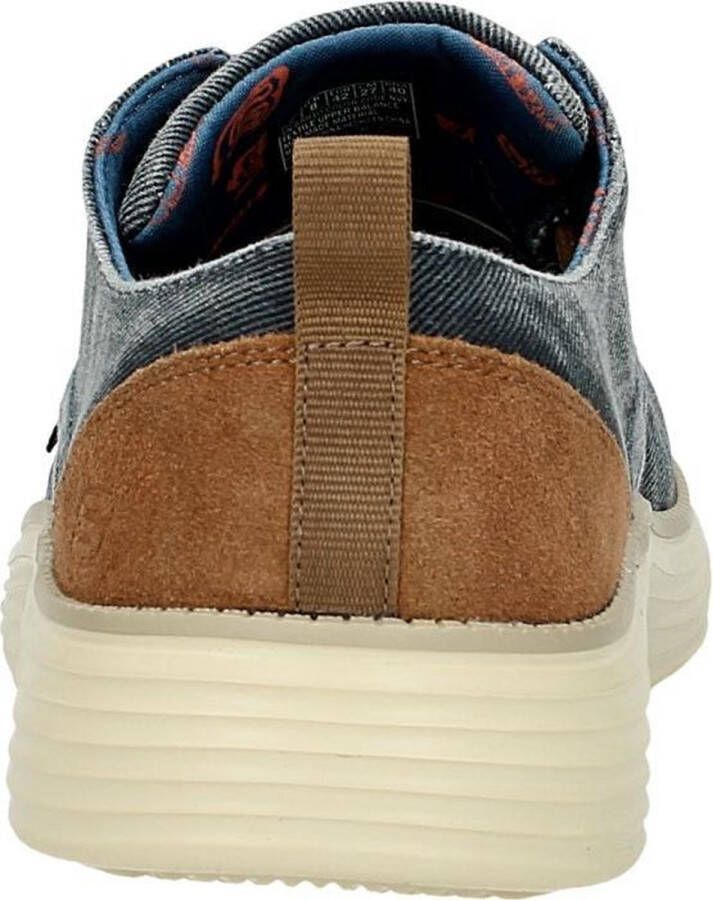 Skechers Stat Pexton Heren Sneakers Navy