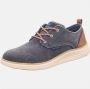 Skechers Stat Pexton Heren Sneakers Navy - Thumbnail 79