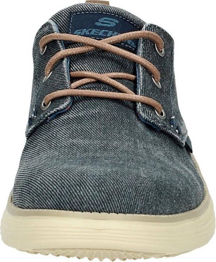 Skechers Stat Pexton Heren Sneakers Navy