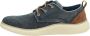 Skechers Stat Pexton Heren Sneakers Navy - Thumbnail 9