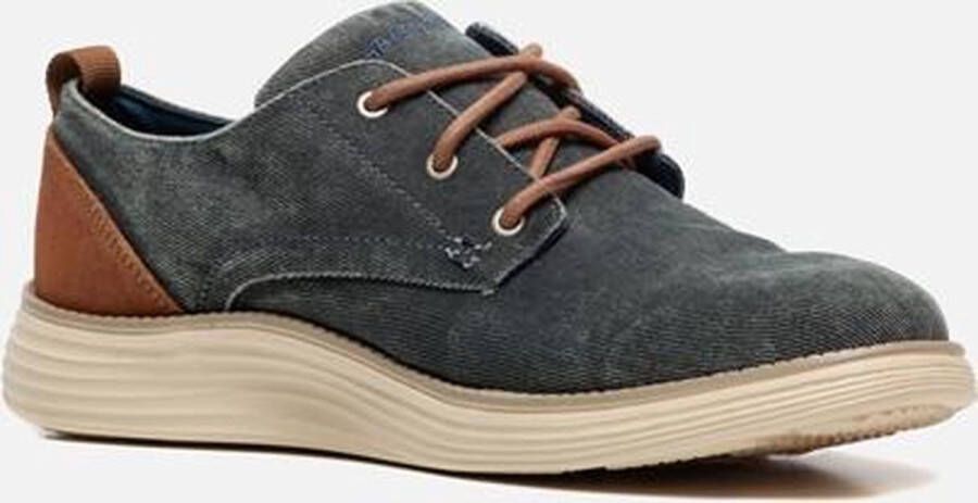 Skechers Stat Pexton Heren Sneakers Navy