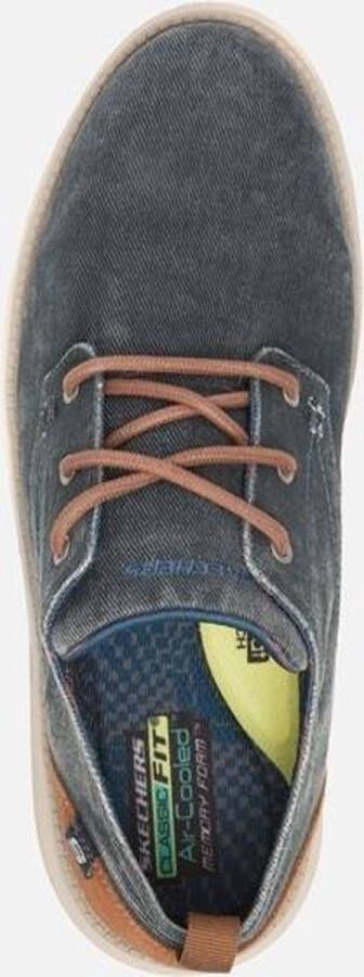 Skechers Stat Pexton Heren Sneakers Navy