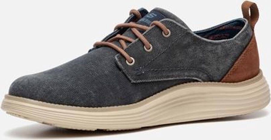Skechers Stat Pexton Heren Sneakers Navy