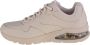 Skechers Stijlvolle Casual Sneakers voor Vrouwen Beige Dames - Thumbnail 3