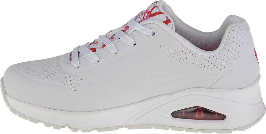 Skechers Street UNO SPREAT THE LOVE Sneakers Dames Meisjes JGoldcrown wit