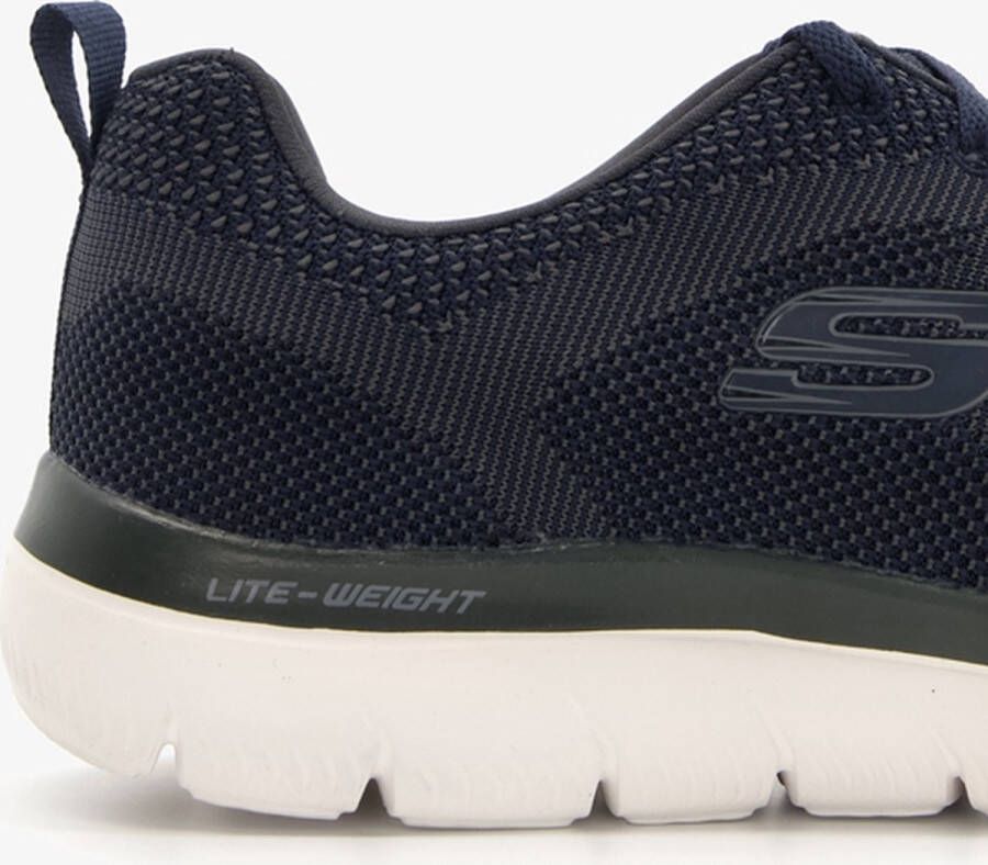 Skechers Summits Brisbane heren sneakers blauw Extra comfort Memory Foam