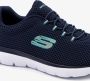 Skechers Summits dames sneakers blauw Extra comfort Memory Foam - Thumbnail 10