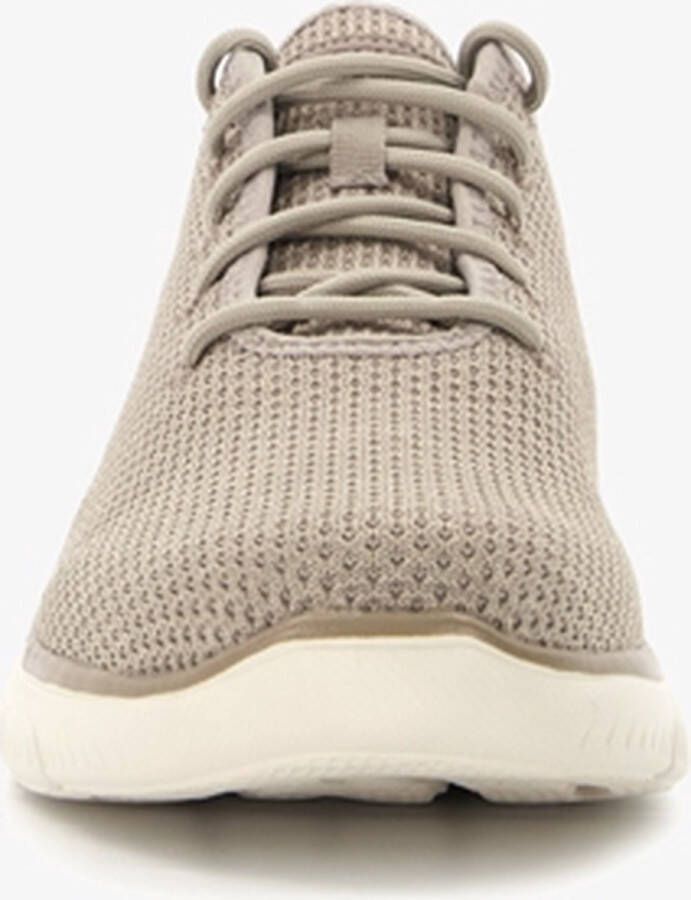 Skechers Summits heren sneakers beige Extra comfort Memory Foam