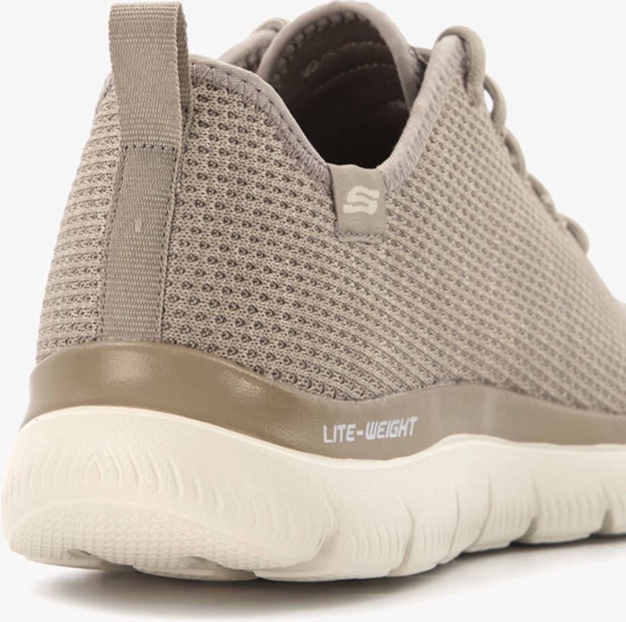 Skechers Summits heren sneakers beige Extra comfort Memory Foam