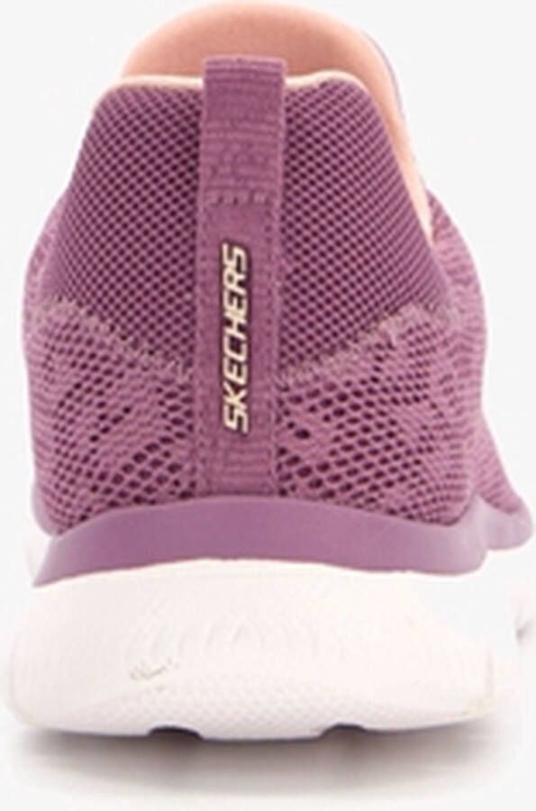 Skechers Summits Leopard Spots dames sneakers Roze Extra comfort Memory Foam