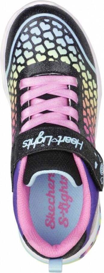 Skechers Sweetheart Lights Lovely Colo 302312L BKMT Zwart Roze 33 - Foto 11