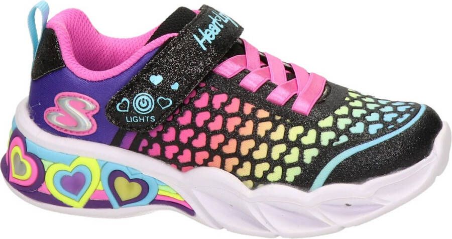 Skechers Sweetheart Lights Lovely Colo 302312L BKMT Zwart Roze 33 - Foto 5