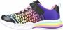 Skechers Sweetheart Lights Lovely Colo 302312L BKMT Zwart Roze 28 - Thumbnail 4