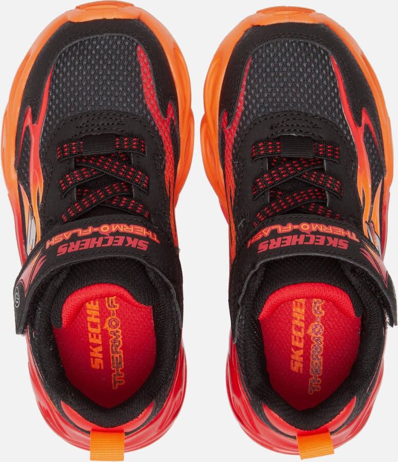 Skechers Thermo Flash Sneakers zwart Textiel Heren