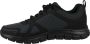 Skechers Track Bucolo 52630-BBK Mannen Zwart Trainingschoenen Sportschoenen - Thumbnail 20