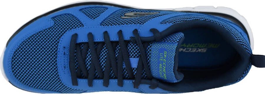 Skechers Track-Bucolo 52630-BLLM Mannen Blauw Trainingschoenen Sportschoenen - Foto 4