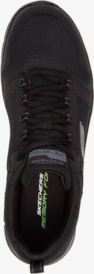 Skechers Track Knockhill heren sneakers Zwart Extra comfort Memory Foam