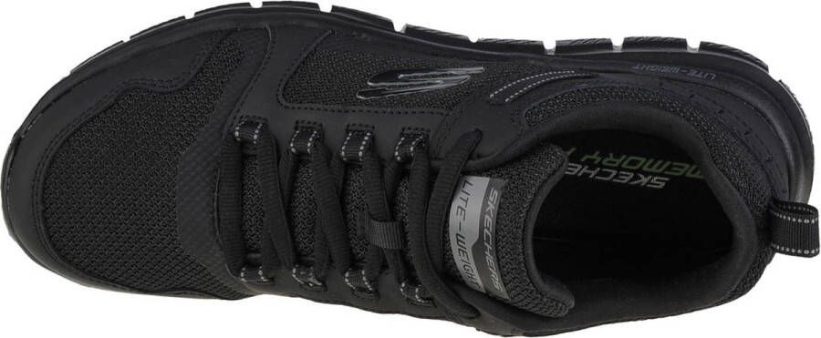 Skechers Track Knockhill heren sneakers Zwart Extra comfort Memory Foam