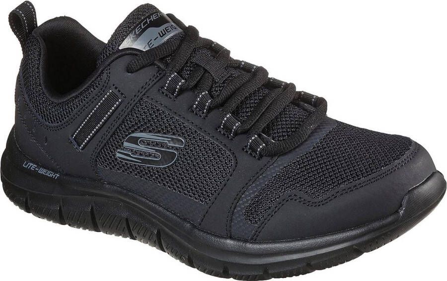 Skechers Track Knockhill heren sneakers Zwart Extra comfort Memory Foam